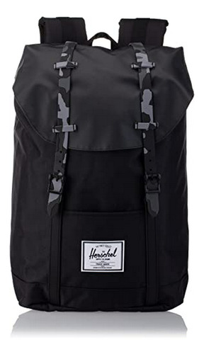 Herschel Retreat Backpack, Black-night Camo, Classic *****