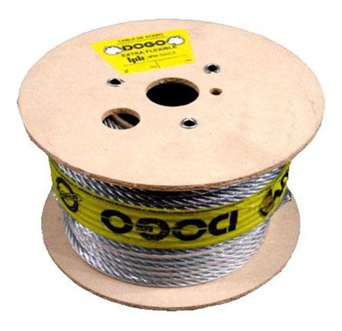 Cable De Acero 9.5mm X 10 Mts Dogo 6x19