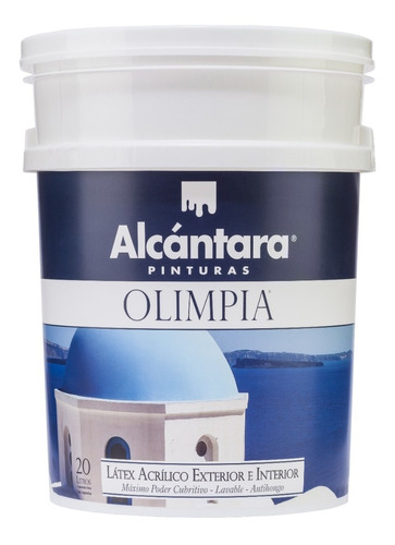 Pintura Látex Exterior Interior Olimpia Color 20 Litros Alcántara