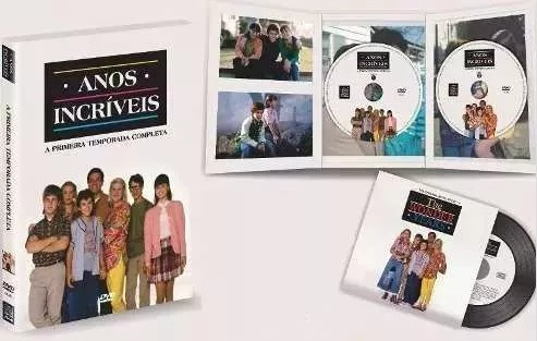 Dvd Anos Incríveis 1° + 2° Temporada Completa 6 Discos +1cd