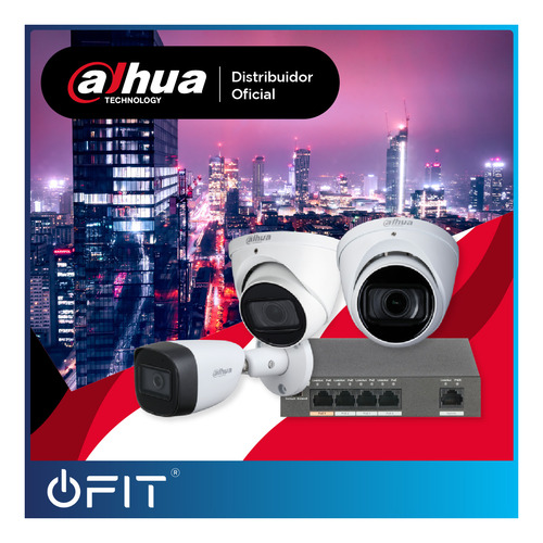 Imagen 7 de 7 de Kit Seguridad Dahua Full Hd Xvr 8ch + 8 Camaras + 1tb