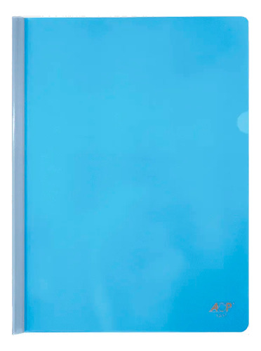 Pasta C/ Canaleta A4 Azul Kit Com 10 Unidades