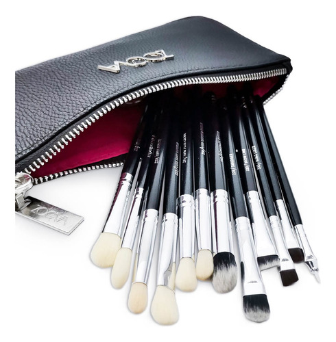 Set De Brochas Para Maquillaje Para Ojos Zn Con Estuche