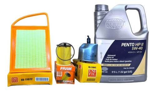 Kit Afinacion Peugeot Rifter 1.6 2020-2021 Aire Aceite 5w40