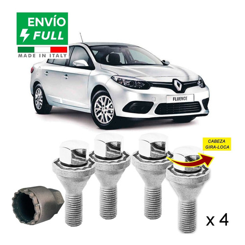 Tuercas Renault Fluence Dynamic Seguros Originales