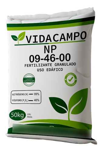 Npk 09-48-00 50kg Fertilizante Granulado 