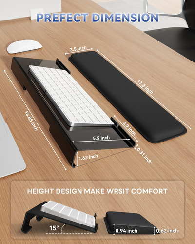 Soporte Para Teclado De Computadora Elevador De Teclado Para