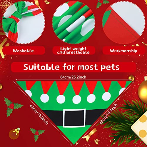 Conjunto De 86 Lazos Perros Navidad, Incluye 6 Pañuelo...