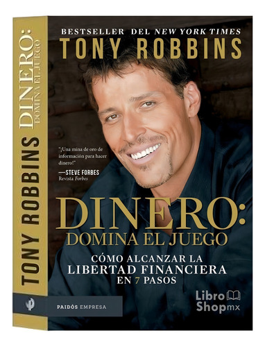 Dinero Domina El Juego - Tony Robbins - Paidós - Libro Color De La Portada Dorado