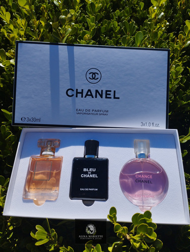 Set Chanel X 3 Perfumes Unisex Edicion Limitada