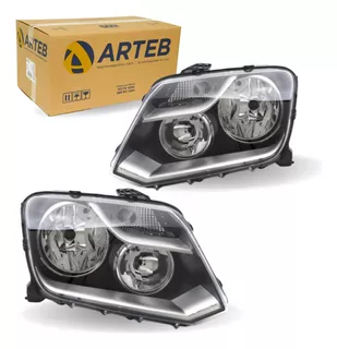 Par Farol Amarok Mold Cromada C/ Motor 10 A 14 15 16 Arteb