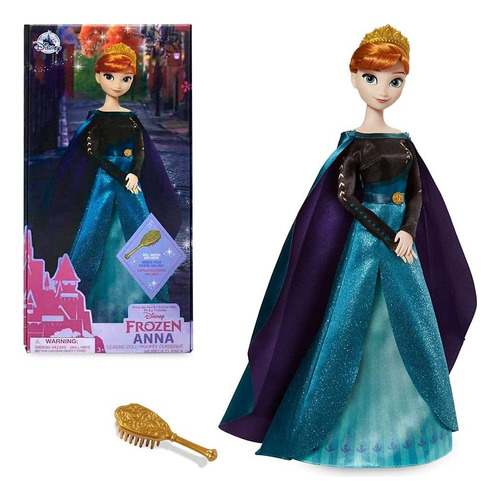 Disney Store Muñeca Clásica Oficial Reina Anna De Frozen