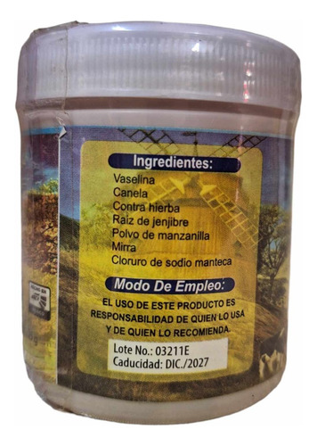 Pomada De Pan Puerco- Estreñimiento Y Dolor Estomago 125 Gr