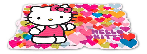 Mantel Individual Infantil Lenticular Hello Kitty Color Multicolor