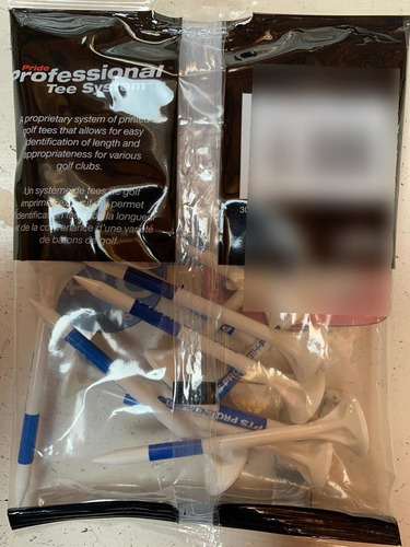 Imagen 2 de 2 de Tees Cabezones De Plástico 3 1/4 (83mm), Bolsa De 10