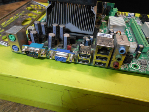 Motherboard Biostar Mcp6p M2 S Am2 + Micro + Cooler + Memo Verde (Usado)