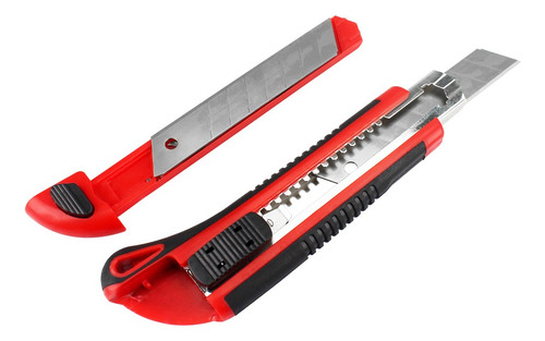 Navaja Cutter Santul Grip Antiderrapante 2 Cuchillas 152mm