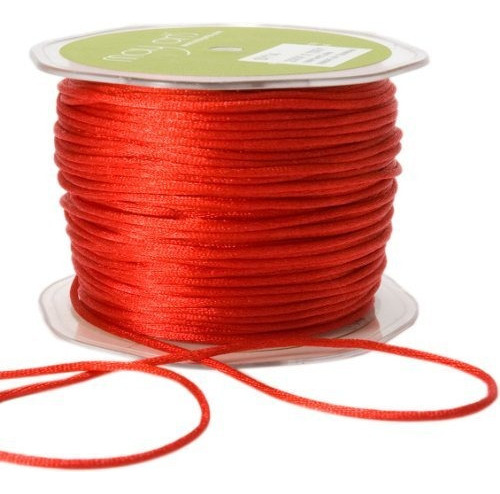 May Arts Ribbon, Hilo De Raso Rojo