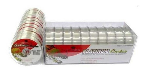 Imagem 4 de 5 de Linha Platinum Fluorcarbon Leader 0,35mm 100m