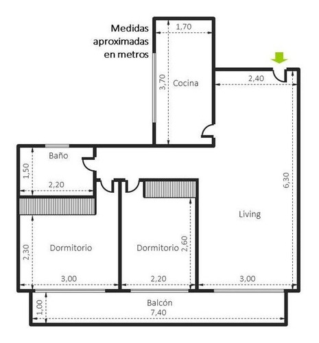 Imagen 12 de 12 de Venta San Cristobal! Tres Ambientes Con Hermoso Balcón Corrido Al Frente!