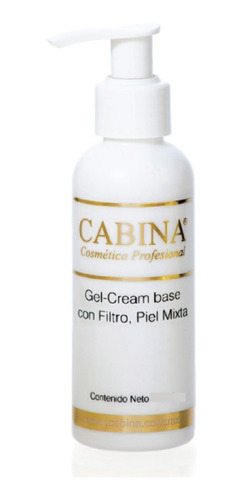 Gel-cream Base Con Filtro, Piel Mixta Cabina 052 Ml