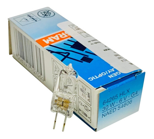 Foco 5761 Lampara Halogena 64265 30w 6v G4 Osram Facturamos