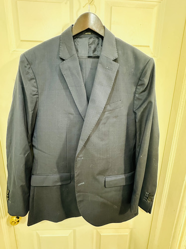 Traje 2 Piezas Massimo Dutti Azul Marino 44r (Usado)
