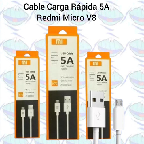 Cables Para Celulares Carga Rápida 5a Tipo C / Micro 