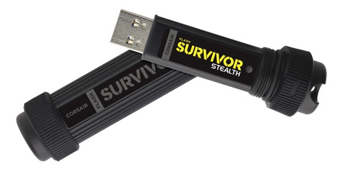 Pendrive Corsair Sumergible Survivor Stealth 128gb 3.0 Negro