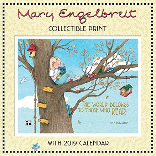 Mary Engelbreit Collectible Print With 2019 Wall Calendar