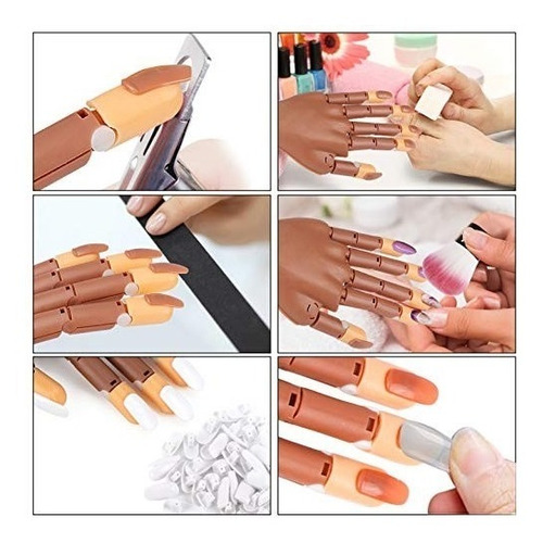 Imagen 2 de 5 de Mano Practica Articulada Modelo De Mano Manicura Profesional