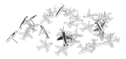 30 Chinchetas Decorativas De Metal Para Aviones, Bonitas Chi