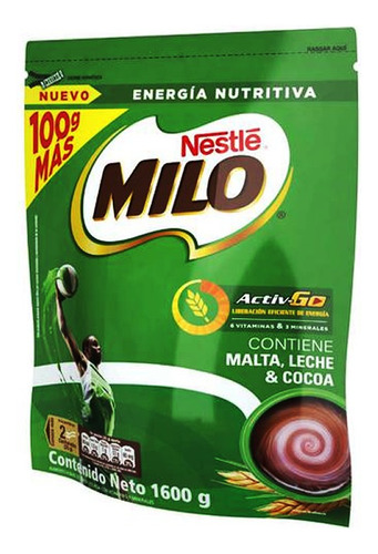 Chocolate Milo En Polvo 1.6k