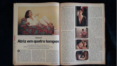 Revista 1986 Fernanda Torres Tarcísio Meira Economia Sarney