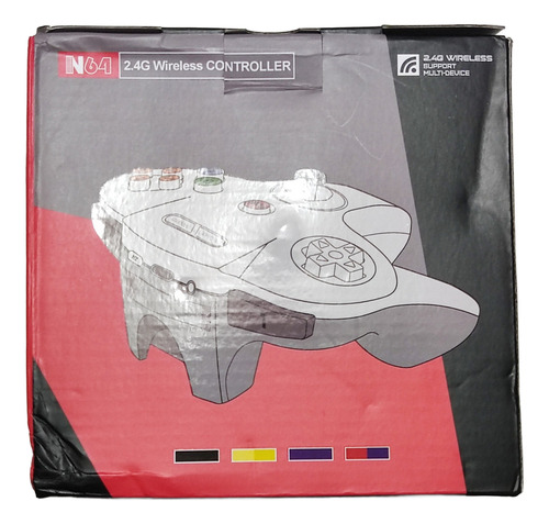 Control Mando Joystick Inalámbrico N64 Switch Pc Usb Negro (Reacondicionado)