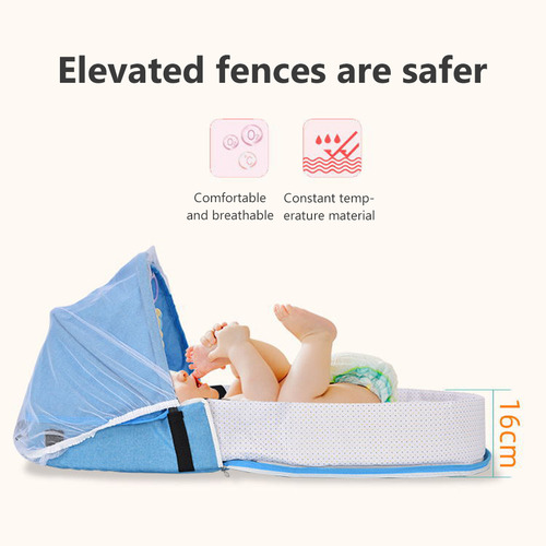 Mosquitera Y Toldo Portátil Para Cuna De Viaje Para Bebés