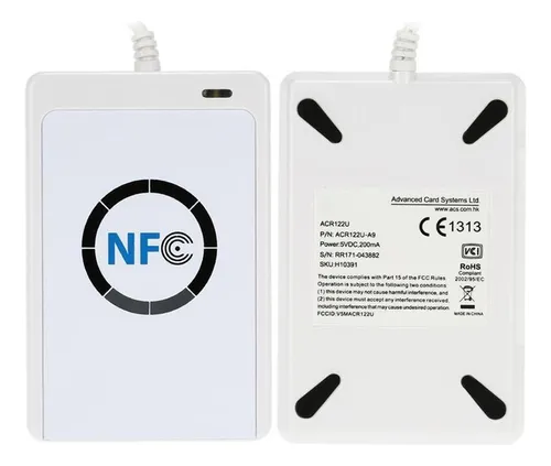 Lector De Tarjetas Con Chip Inteligente Acr122u Programmer I