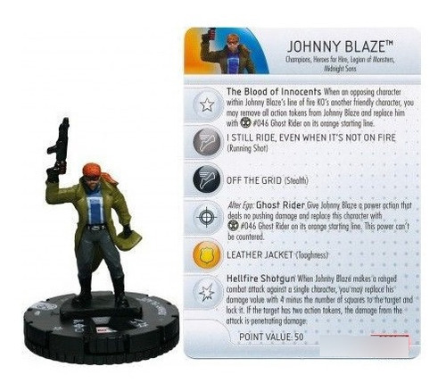 Johnny Blaze #007 Amazing Spider-man Heroclix