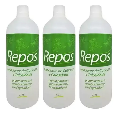 comprar Kit Com 3 Amaciantes Repos De Cutícula E Calosidade 1,1lt