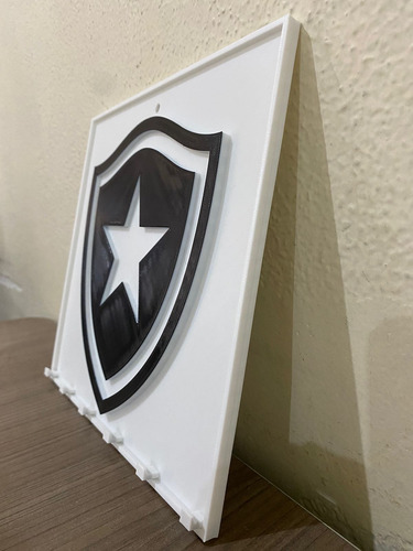 Quadro Porta Chave Moldura Botafogo Fogão Licenciado