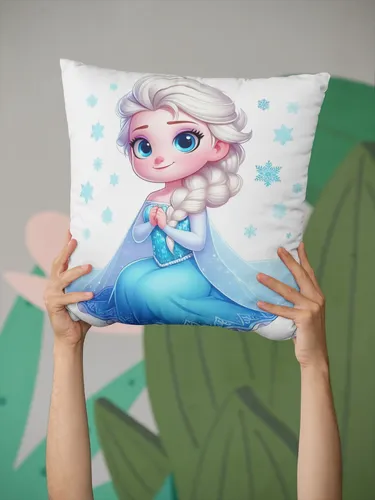 Lençol Tipo Colcha Queen 4 Pçs Frozen Elsa Rainha Do Gelo