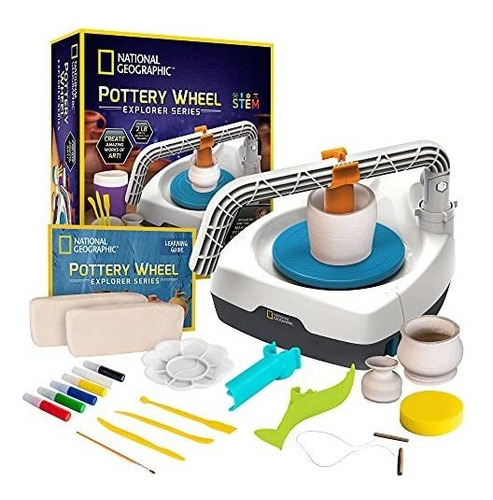 National Geographic Kid's Pottery Wheel - Kit Completo