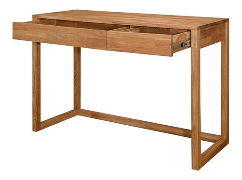 Imagen 4 de 4 de Escritorio De Madera 100% Maciza De Roble Ref: Maciza71