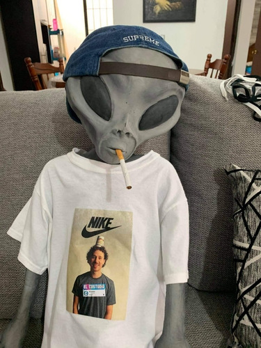 Muñeco Alien Roswell-man Un Metro - Ovni Memes Área 51 Gris (Usado)