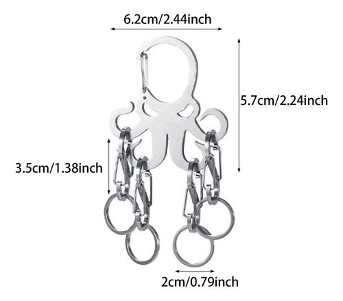 Carabiner Clace Clip Clip Set Organizor De Conjunto Retilla