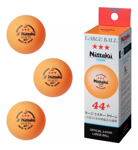 Pack X3 Pelotas De Ping Pong Nittaku Ténis De Mesa