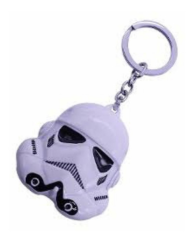 Chaveiro De Metal Capacete Mascara Stormtrooper Star Wars 