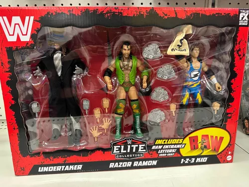 Wwe Elite Raw Set Figuras 30th Anniversary Collector