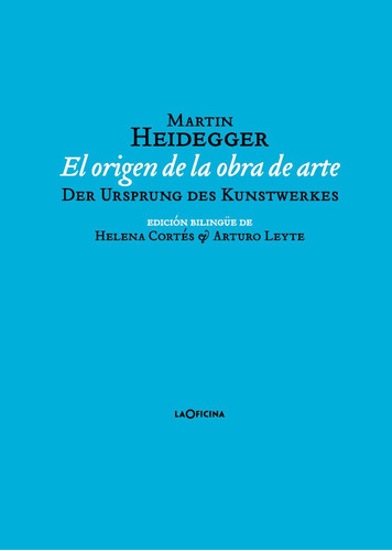 Origen De La Obra De Arte Tapa Dura - Heidegger, Martin