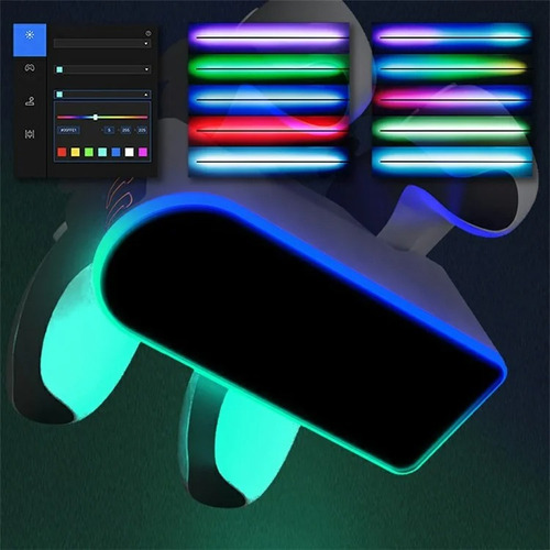 Estación De Carga Mando Joystick Para Control Ps5 Rgb